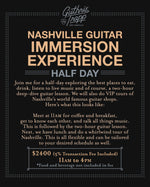 Load image into Gallery viewer, Nashville Guitar Immersion Experience (Half-Day)
